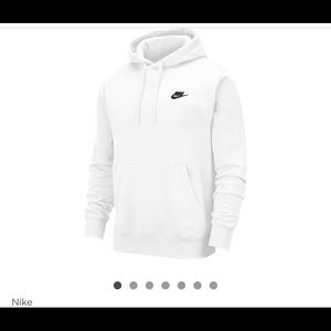 white nike hoodie